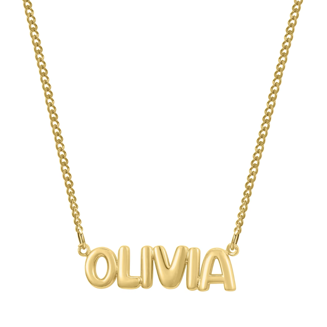 Bubble Name Necklace